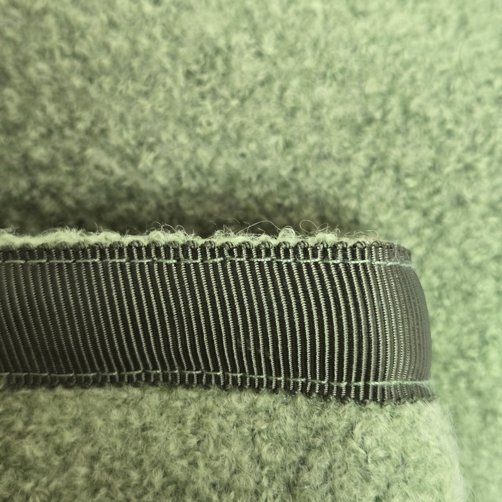 Olsen Europe‎ Wool Mini Pencil Skirt Lined Slit Zipper Green Retro MCM Mod US 2 - Picture 11 of 11